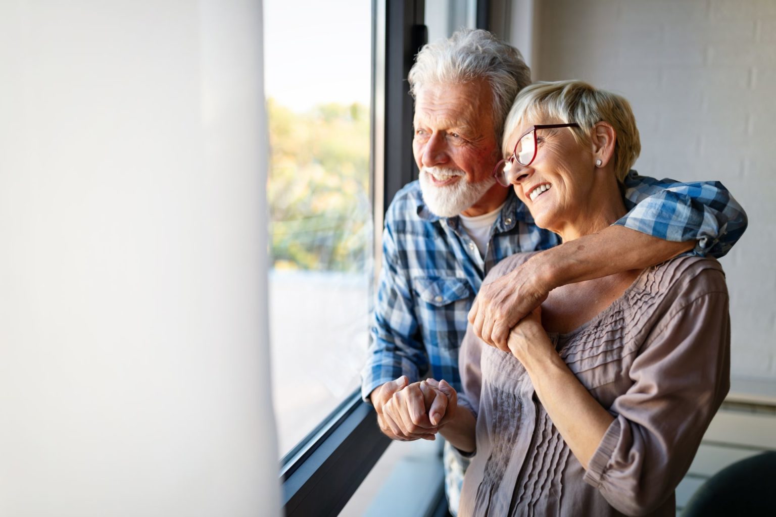 Senior couple enjoying time together